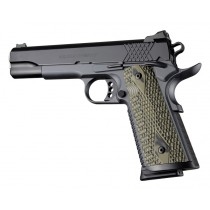 Hogue Colt & 1911 Gov't S&A Piranha G-10 Green Grip